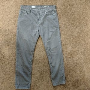 Gap sexy boyfriend grey courdoroy